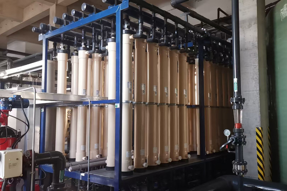 150 L/M2 Systèmes d'ultrafiltration Traitement des eaux usées Ultrafiltration Filtre à membrane