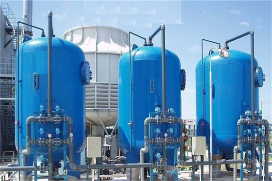 Système industriel de filtration du sable au quartz Équipement de traitement de l'eau Structure compacte