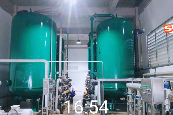 Traitement de l'eau Filtre à charbon actif Équipement de filtration industrielle 1-2 mm Granulaire